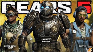 GEARS 5 News - New Operation 7 Drop 2 Characters Skins Teased! Pilot Tak & Heavy Armor Commandos!