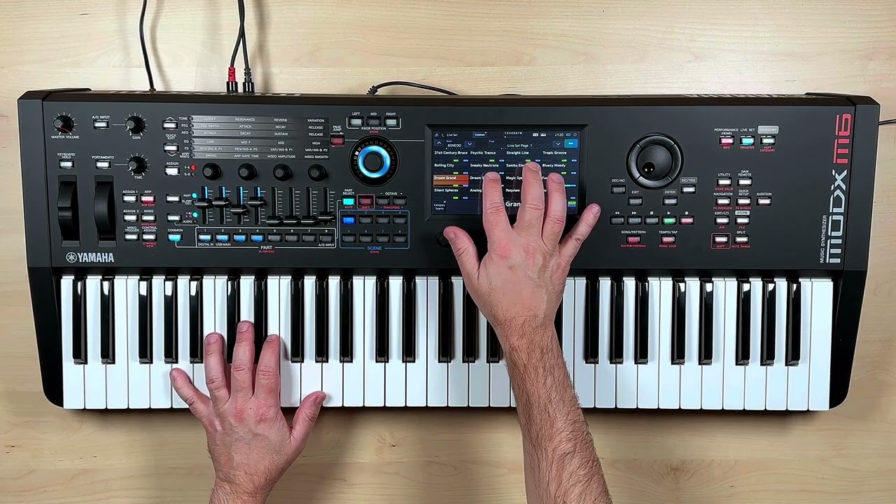 Yamaha MODX M6 Demo (no talking) - YouTube