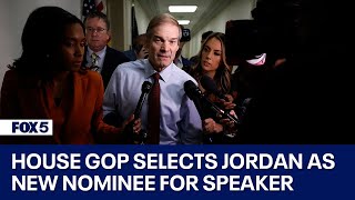 House GOP selects Rep. Jim Jordan as new nominee for Speaker