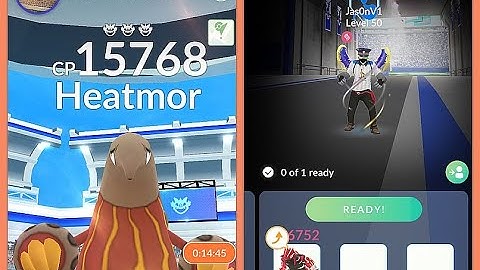 Heatmor VS Primal Groudon - 1v1 Level 3 Raid Boss Solo