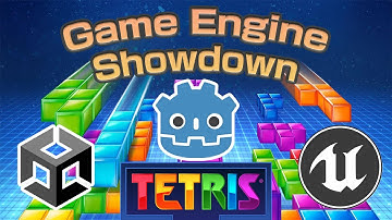 Creating the same Game in Unity, Unreal, and Godot | Tetris | My first time using Godot