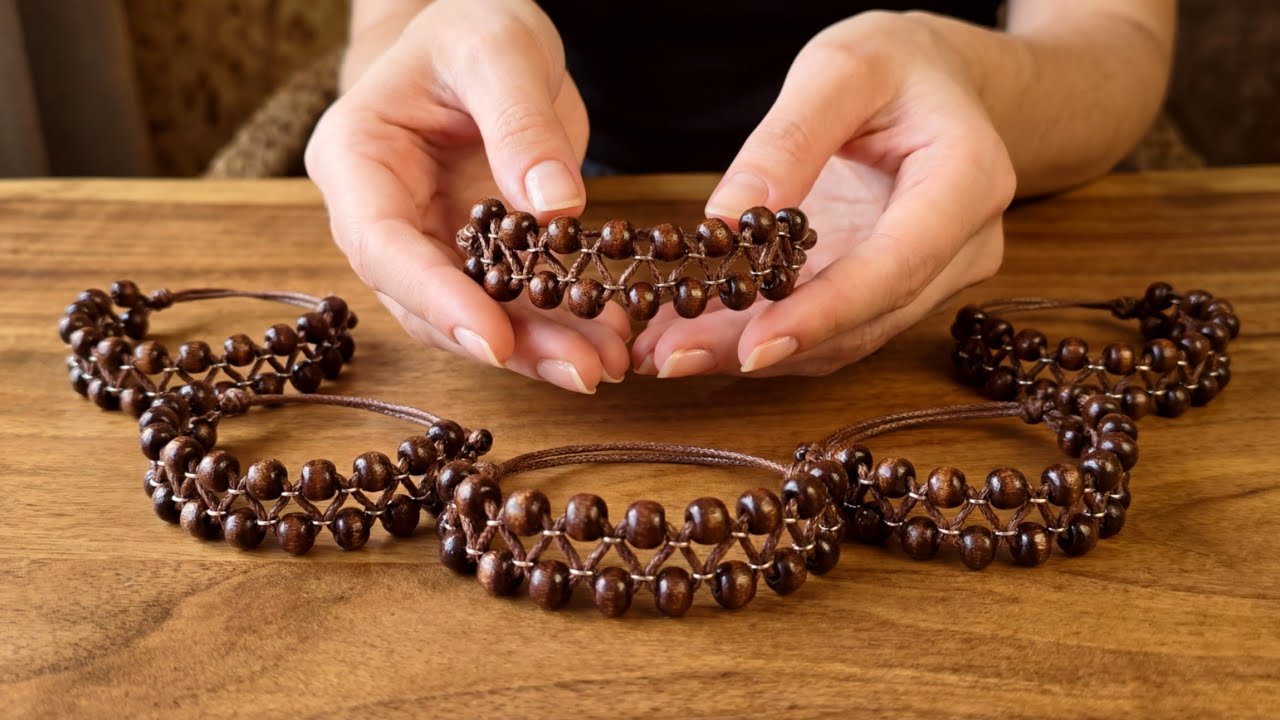 💰Новый браслет! Создание привлекательного👌 браслета из бусин | Урок по изготовлению браслета в те...