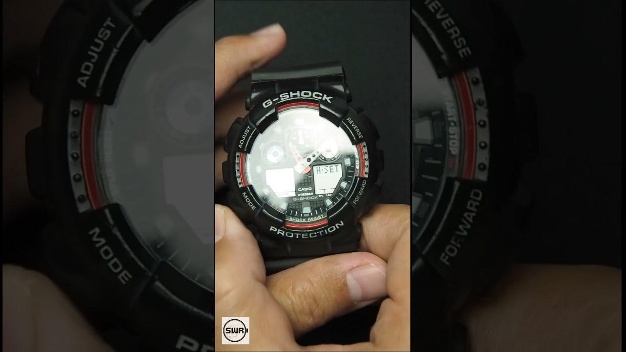 G Shock GA 100 analog and digital time are not synced Here s how to do the GA100 Hands Alignment