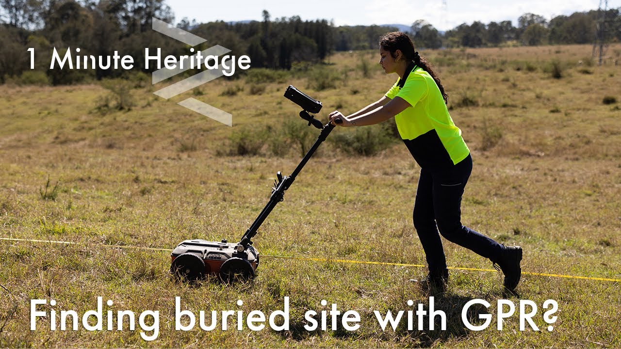 Finding buried sites with GPR - 1 Minute Heritage