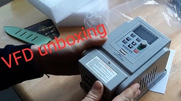 VFD / Variable  Frequency Controler AT1-2200x unboxing.