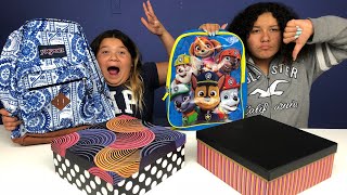 MYSTERY BOX OF BACK TO SCHOOL SWITCH UP CHALLENGE