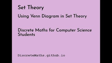 Using Venn Diagram in Set Theory (Discrete Maths)