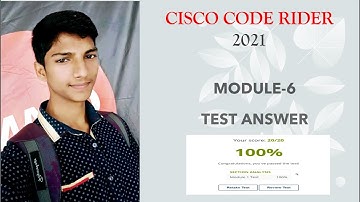 CISCO CODE RIDER MODULE-6
