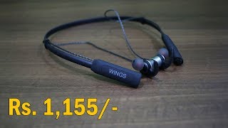 WINGS Arc Neckband Bluetooth Wireless 