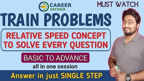 TRAIN Problems Aptitude Tricks and Shortcuts | Complete Chapter | IBPS PO | SBI PO | RRB PO 2020 |