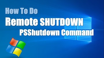 How to do Remote Shutdown Using PSShutdown Command?