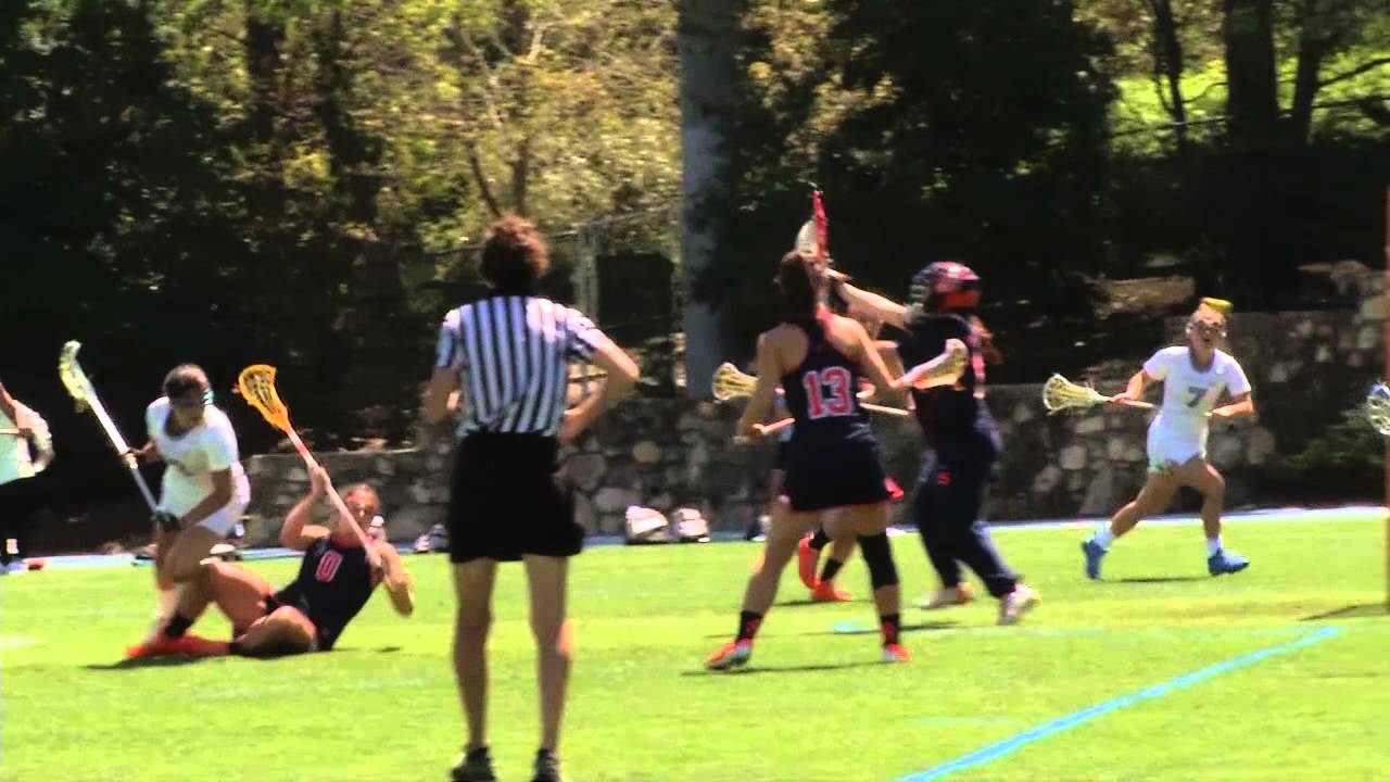 UNC Women's Lacrosse Tracy's Behind The Back Goal vs. Syracuse YouTube