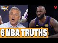 Colin Cowherd’s 6 NBA TRUTHS + LeBron James' Lakers season debut REACTION | THE HERD