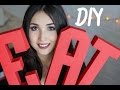 DIY: 3D буквы из бумаги / Fancy Smth.