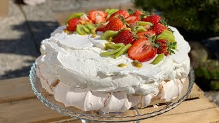 Pavlova dort recept, postup, návod