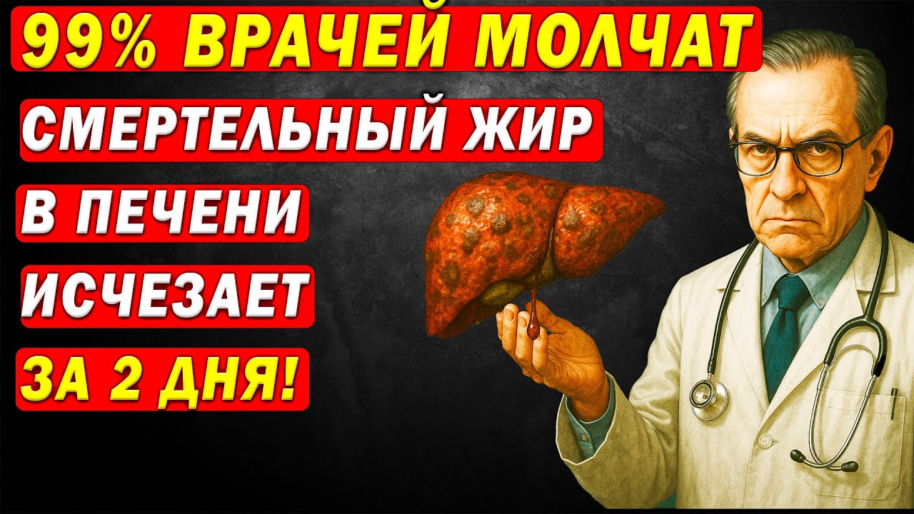 «99% врачей молчат: печень очищается всего за 2 дня — смертельный жир уходит навсегда!»