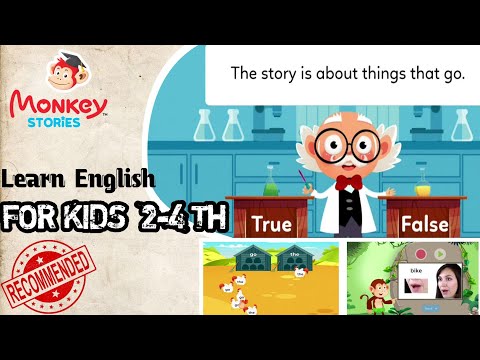 Belajar Bahasa Inggris | 3Th, Monkey Stories