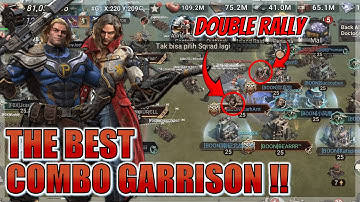 G1 ISLAND RAID : THE BEST COMBO for GARRISON !!  THUNDER x LOUIS vs 2 RALLY