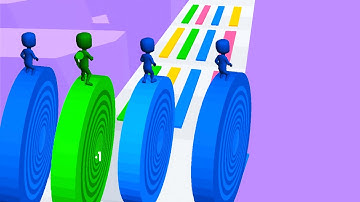 LAYERS ROLL game MAX SCORE 🌈💜😱 Gameplay All Levels Walkthrough iOS, Android New Game Full UpdtePro