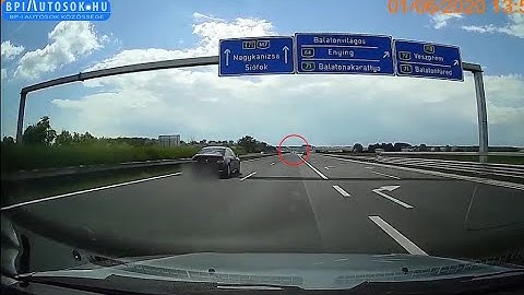 Döbbenetes, amit az M7-esen művelt tegnap ez a sofőr