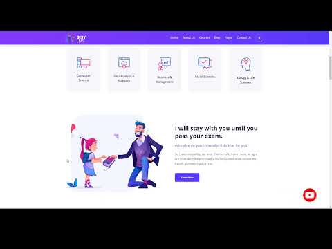 Bisy - Education WordPress Theme certificate learning management system