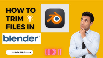 How to Trim Files in BLENDER