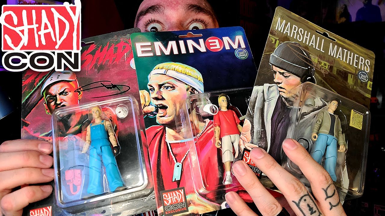 SHADY CON AUTOGRAPHED EMINEM FIGURES (UNBOXING) - YouTube