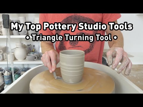 How I make my Pottery trimming tools, turning tools and bats 