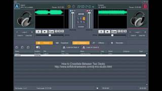 How to Crossfade Between Two Decks - DJ Mix Studio screenshot 4