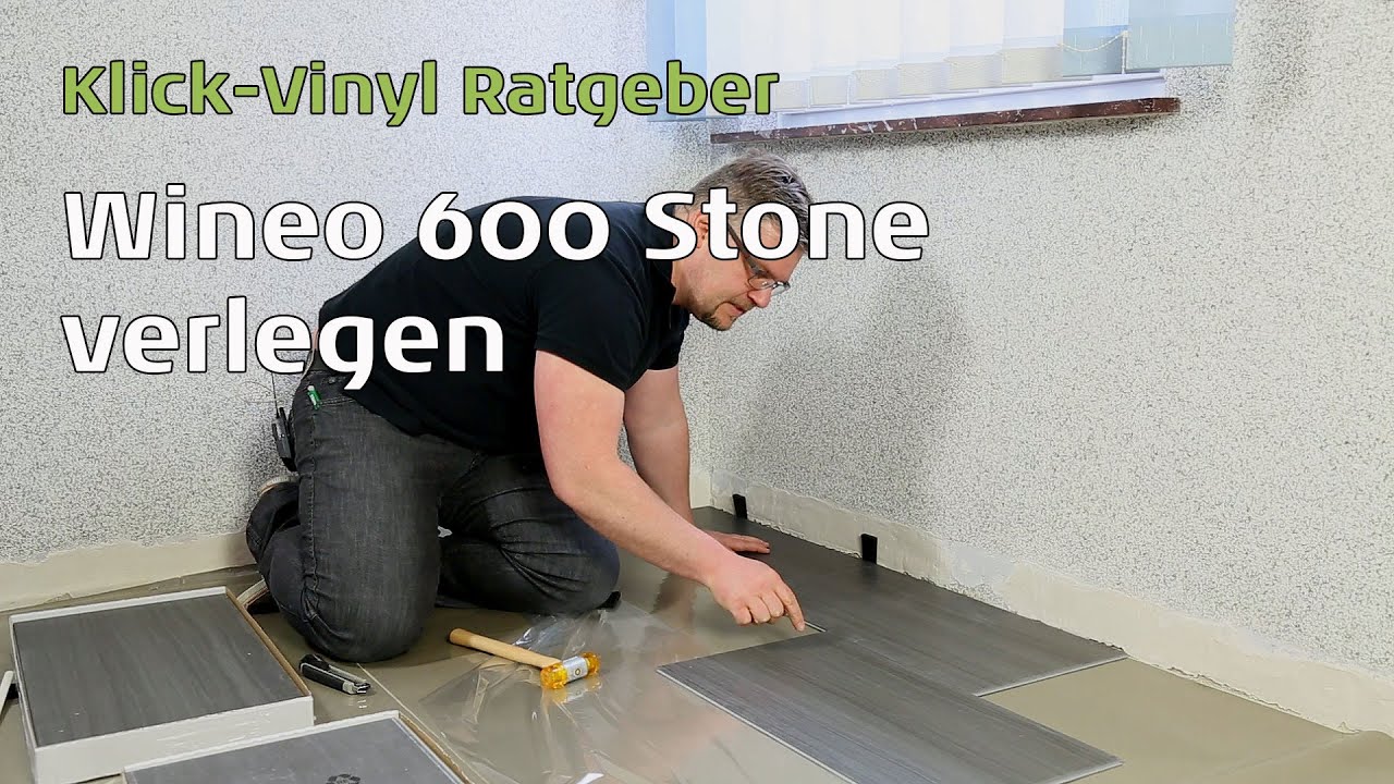 Wineo 600 Stone Vinylboden verlegen - YouTube