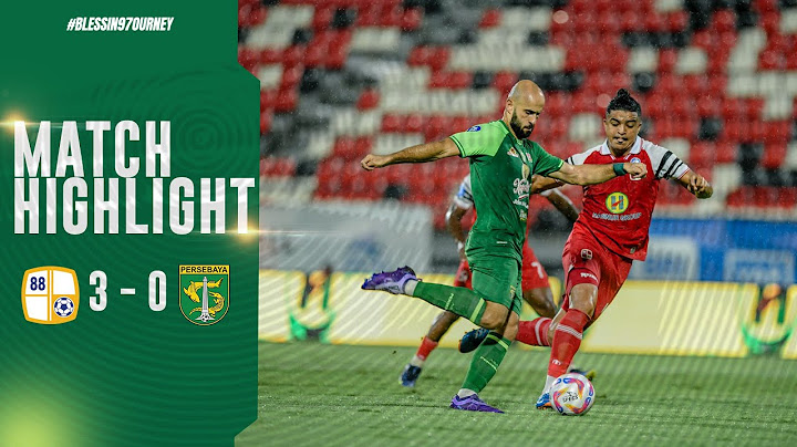 MATCH HIGHLIGHT | BARITO 3 - 0 PERSEBAYA
