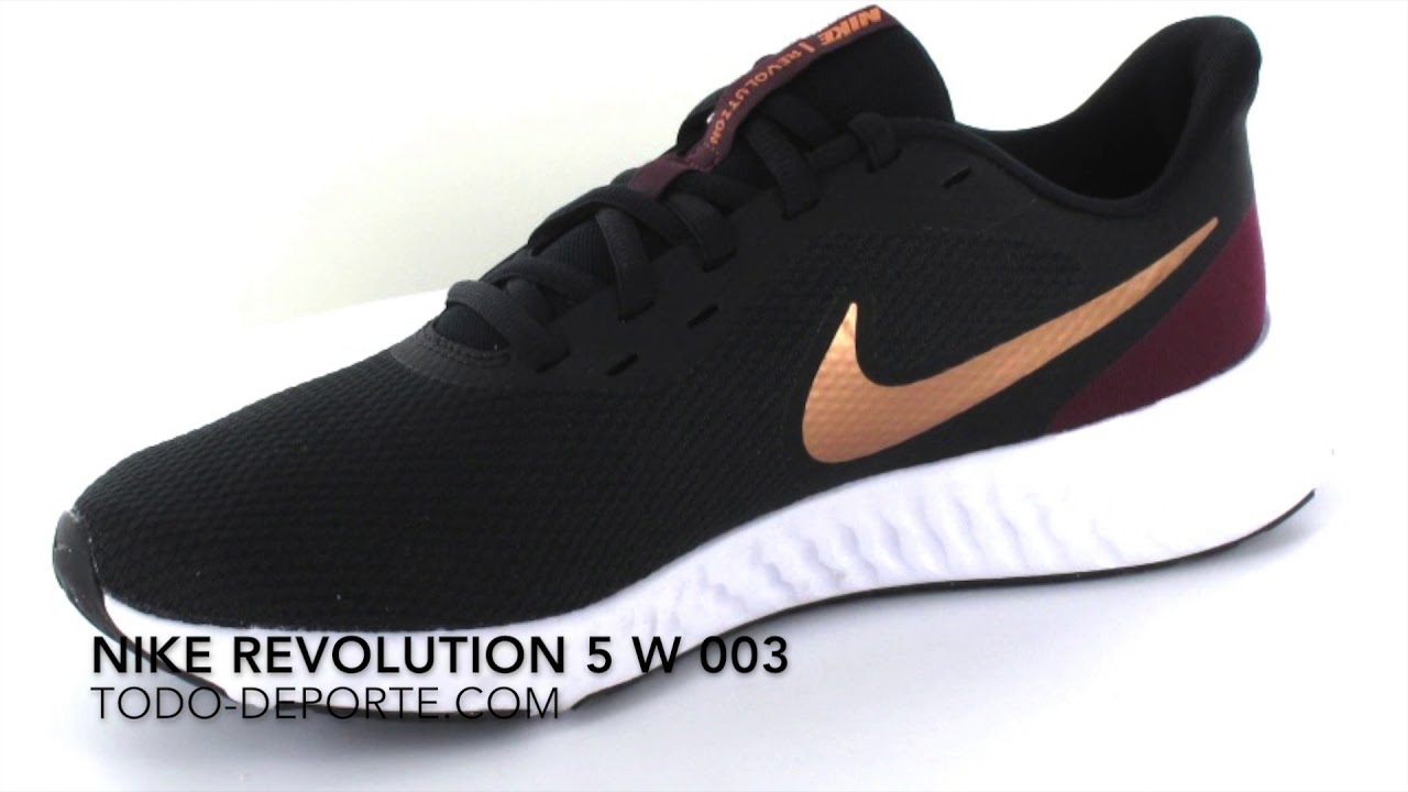 mordaz movimiento Extra Nike Revolution 5 W 003 - Zapatillas Running Mujer negro l