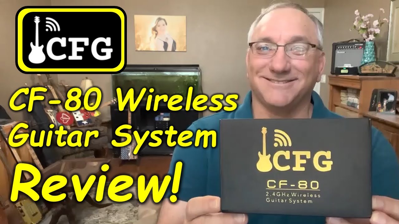 Cable Free Guitar CF80 wireless guitar system review! YouTube
