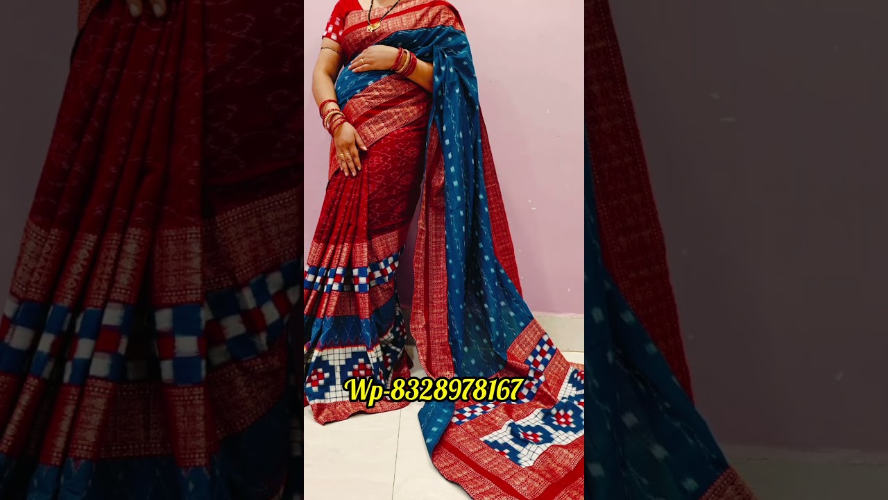 Sambalpuri Patchwork Saree 💞 