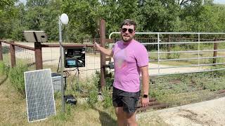 My setup for solar powered smart gate control and 247 surveillance Unifi Access x Nice 1050