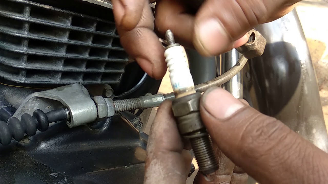 Honda Unicorn starting problem replace spark plug YouTube