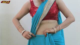 Learn How To Mix Match Wear Saree In 2 Mints Step By Step Sari Blouse Draping Method