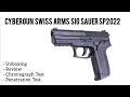 Cybergun Swiss Arms Sig Sauer SP2022 HPA (Spring Pistol)