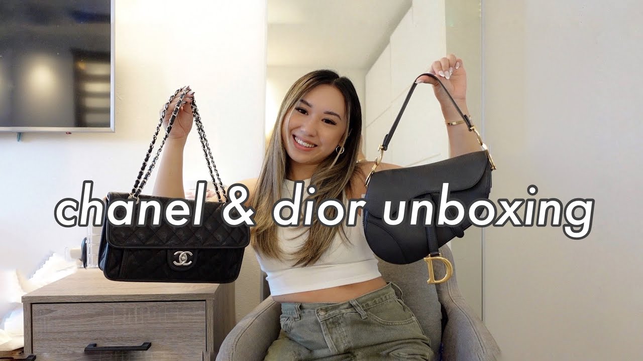 Chanel Medium Flap & Christian Dior Saddle Unboxing