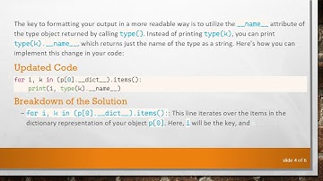 How to Easily Format Your Python Dictionary Output to Display Types