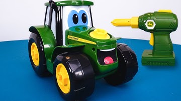 Tractor Building Fun -  Lets Count And Build Together - A Great Toy For Kids