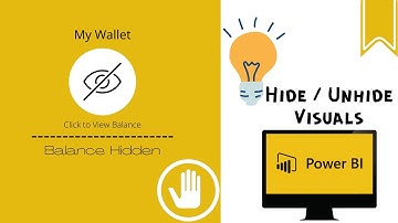 Hide or Unhide Visuals in Power BI using bookmarks