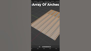 Building An Endless Arches Poolroom In Blender (Timelapse) #shorts #blender #poolrooms