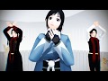 【MMD刀剣乱舞】恋の抑止力 (安定/清光x2) 1080p60fps