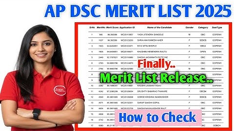 ap dsc merit list 2025 out🙂 how to check ap dsc merit list 2025📢 ap dsc 2025 merit list released