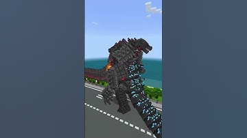 Godzilla Vs Mechagodzilla | Minecraft 1.20 #shorts