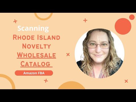Scanning Rhode Island Novelty Wholesale Catalog Amazon FBA