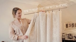 How to Hang & Hem Curtains Without Sewing