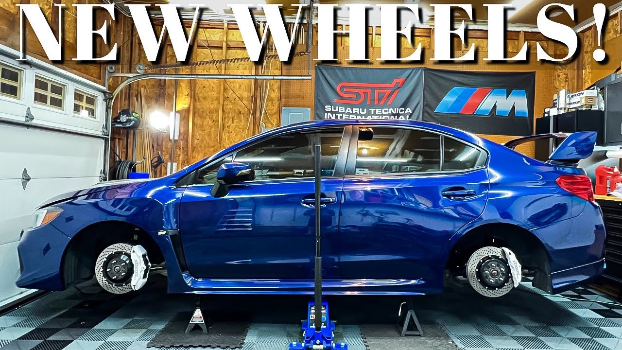 Installing ANOTHER Set Of Wheels On My STI!!