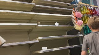 Coronavirus Concerns Leave Store Shelves Empty